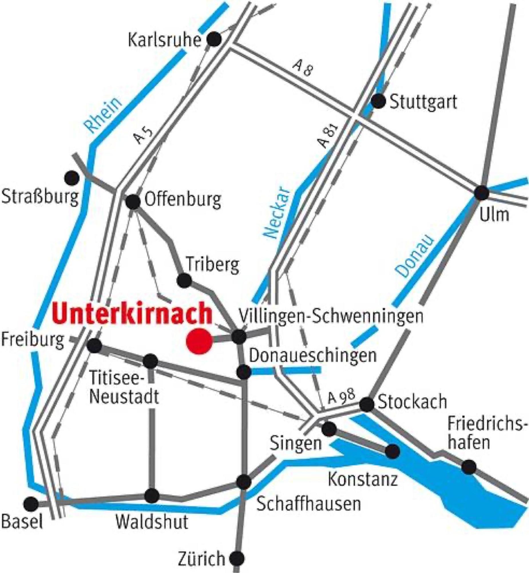 Ferienwohnungen Seeblick Unterkirnach 外观 照片